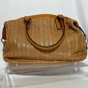 Isabelle Purse Handbag or Crossbody Faux Straw NWOT